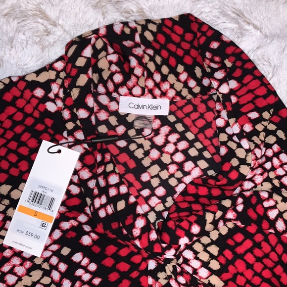 NWT - Calvin Klein Blouse - Picture 2 of 4